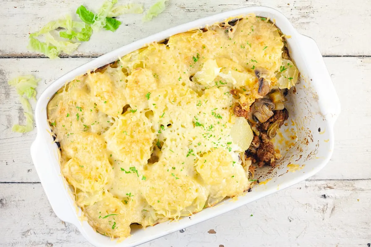 Savoy cabbage bake