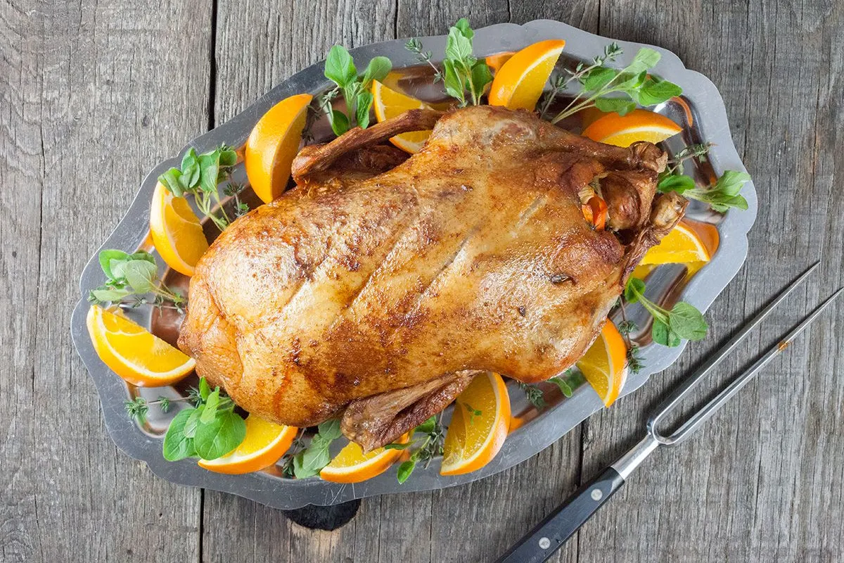 Roasted whole duck - easy to make yourself