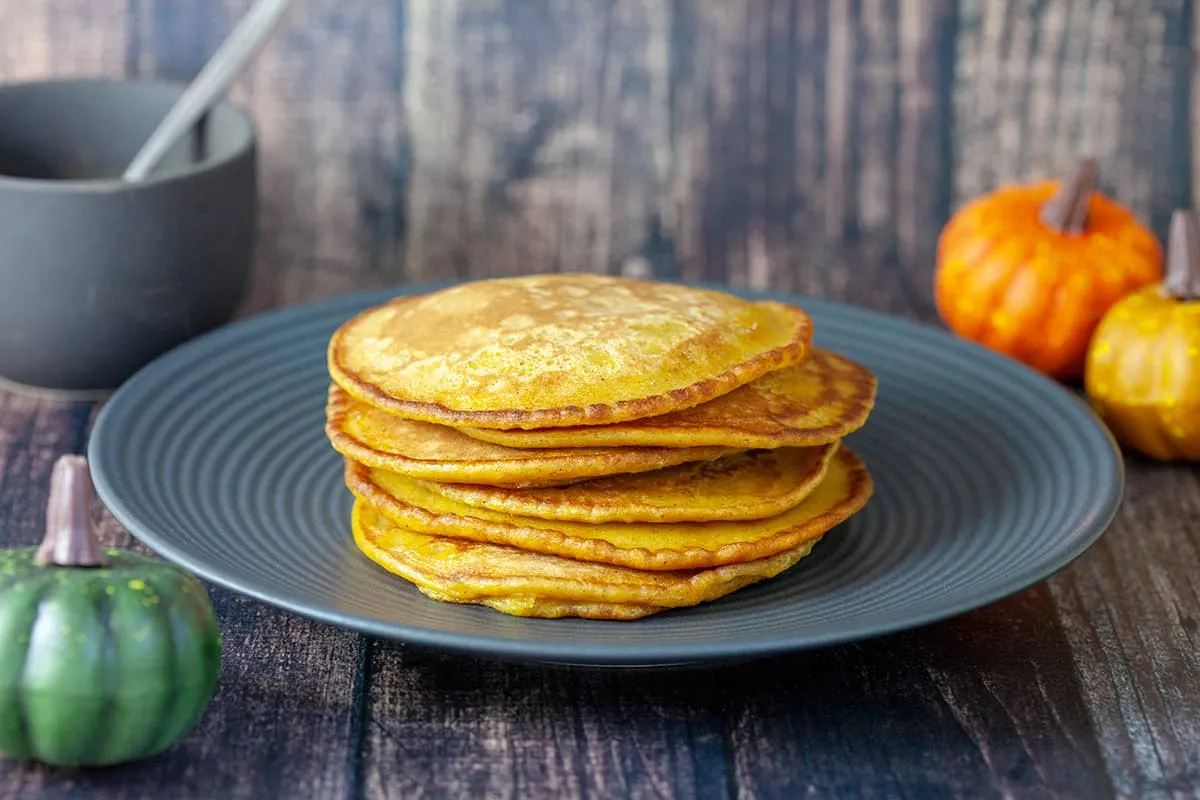 Pumpkin pancakes - quick and easy