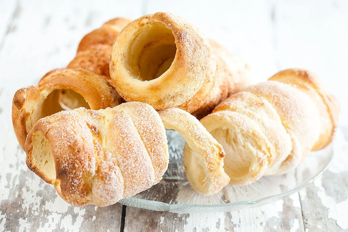Hungarian kurtos kalacs a.k.a. chimney cake