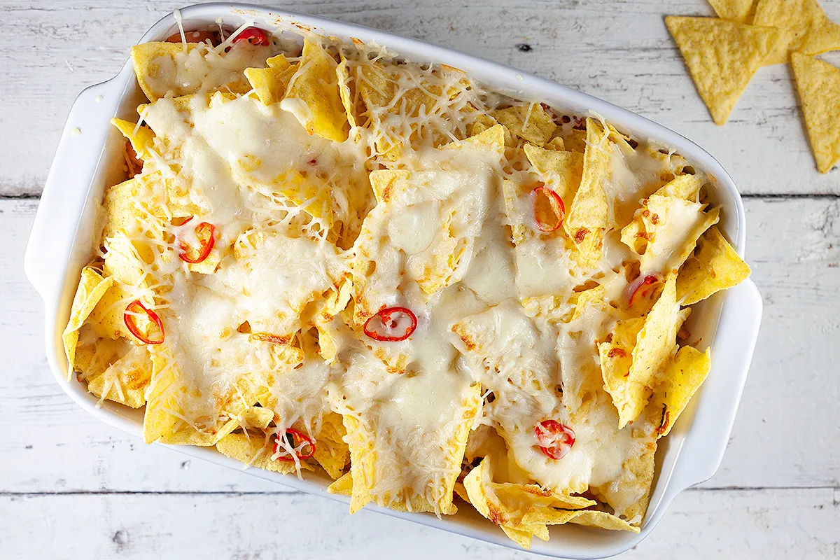 Chicken nacho casserole