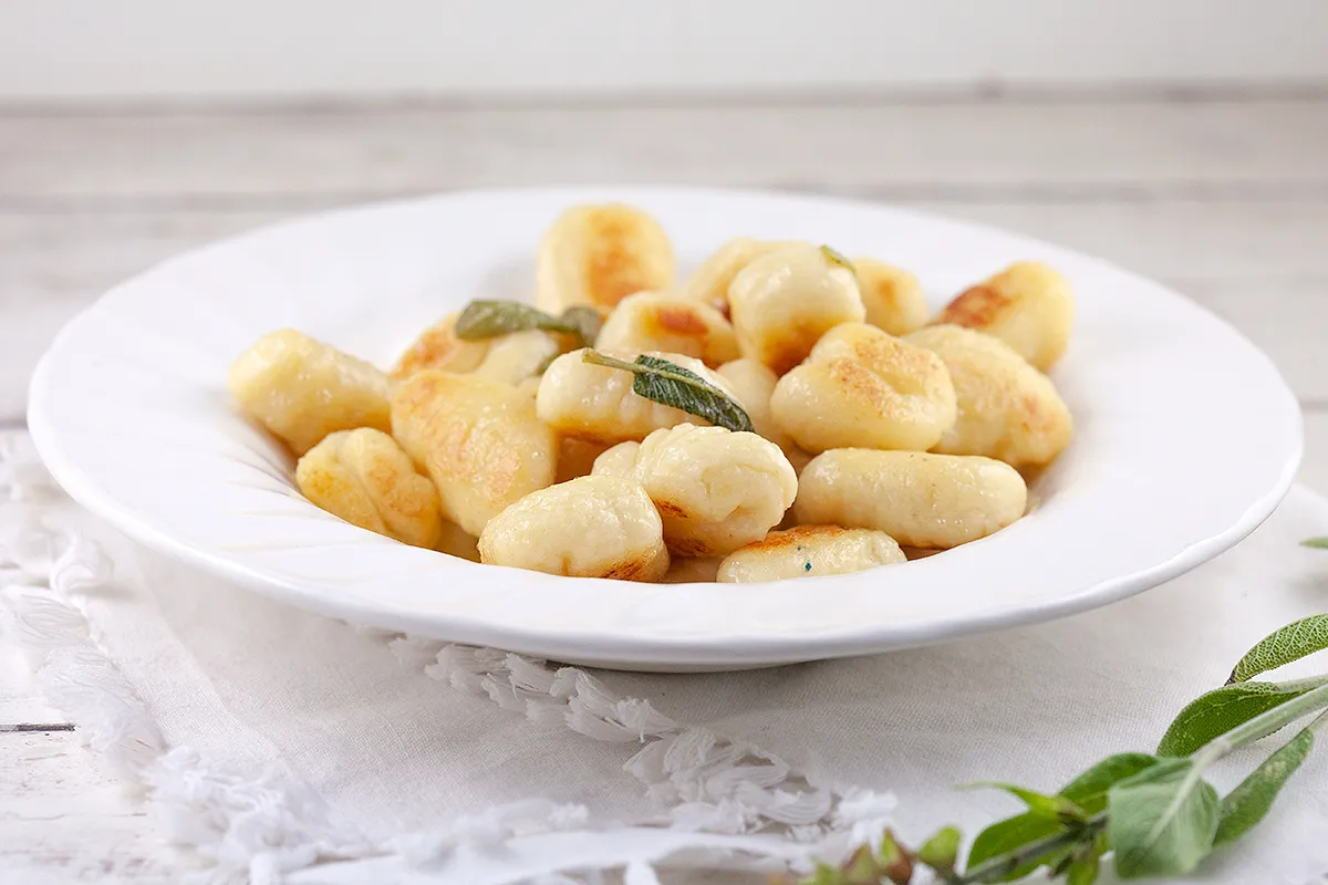 Gnocchi with sage butter
