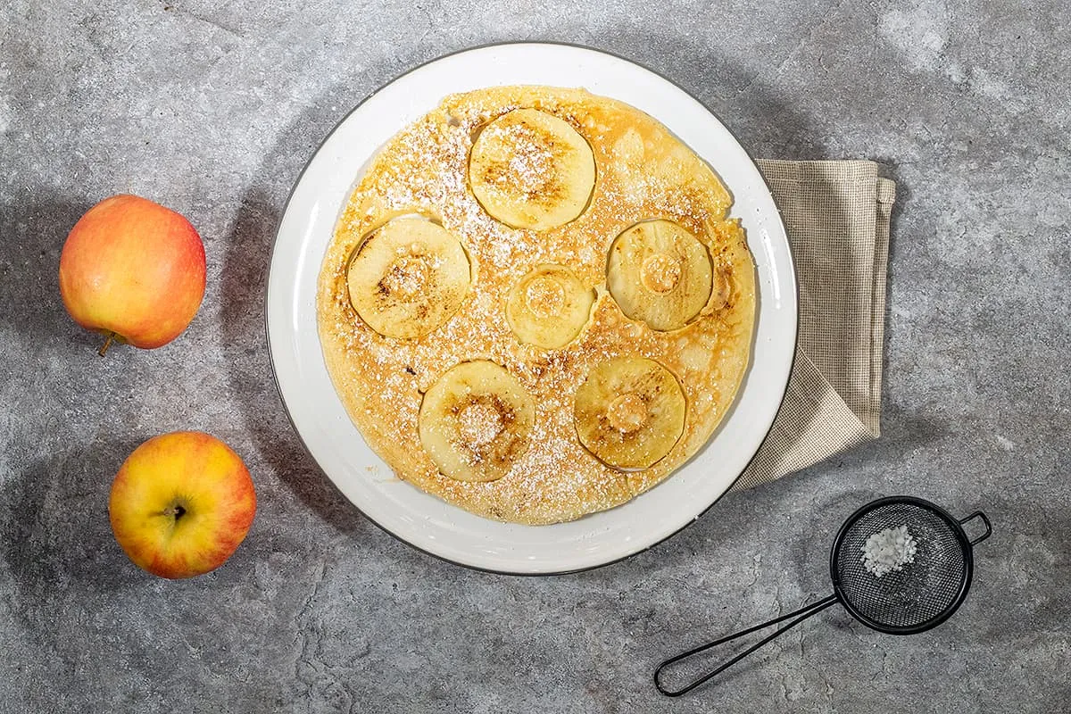 Apple pancakes - autumn pancake!
