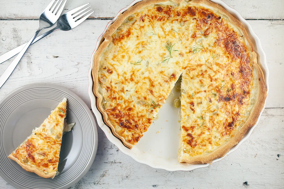 Fennel quiche