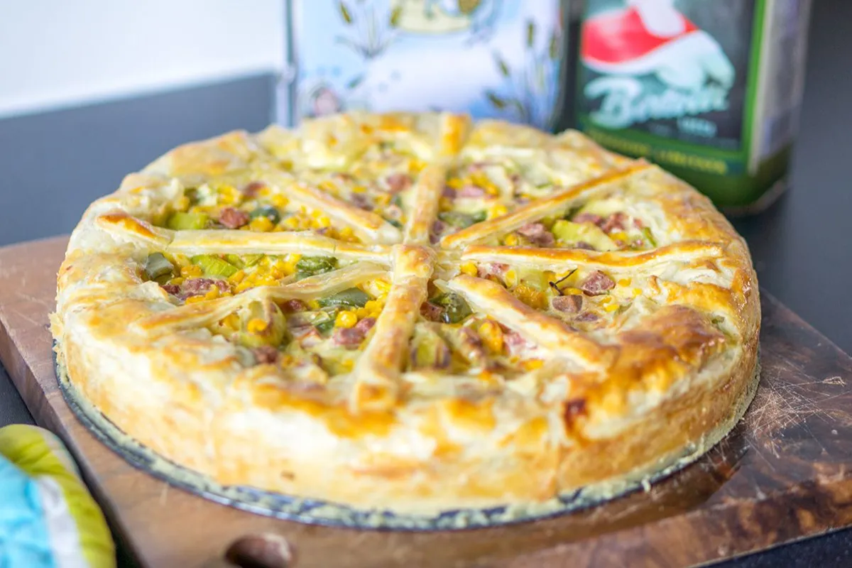 Easy vegetarian quiche