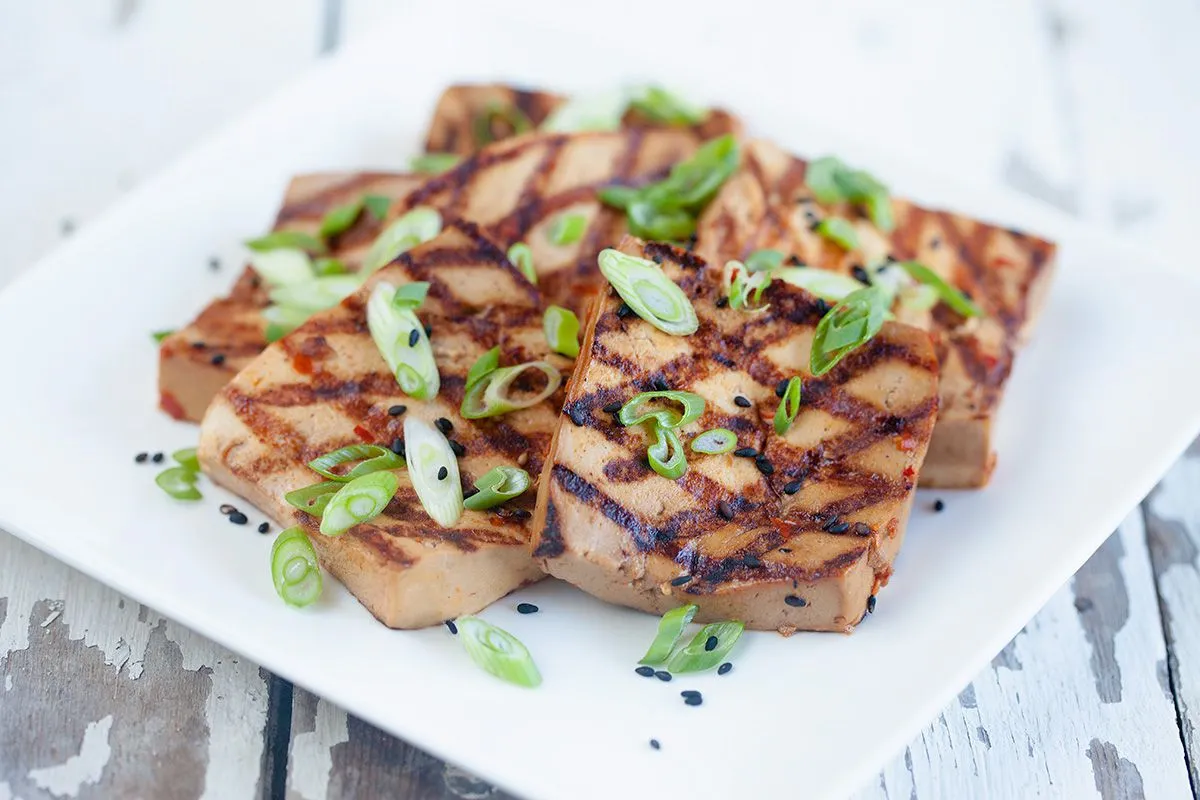 Marinated tofu