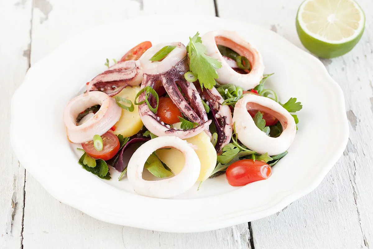 Calamari salad