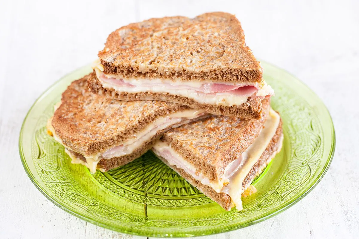 Cheese and ham toastie