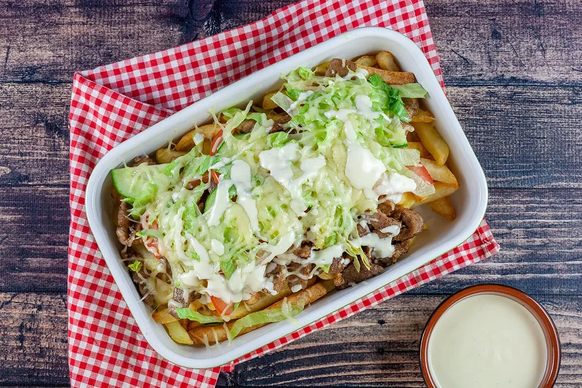 Homemade kapsalon - very easy recipe