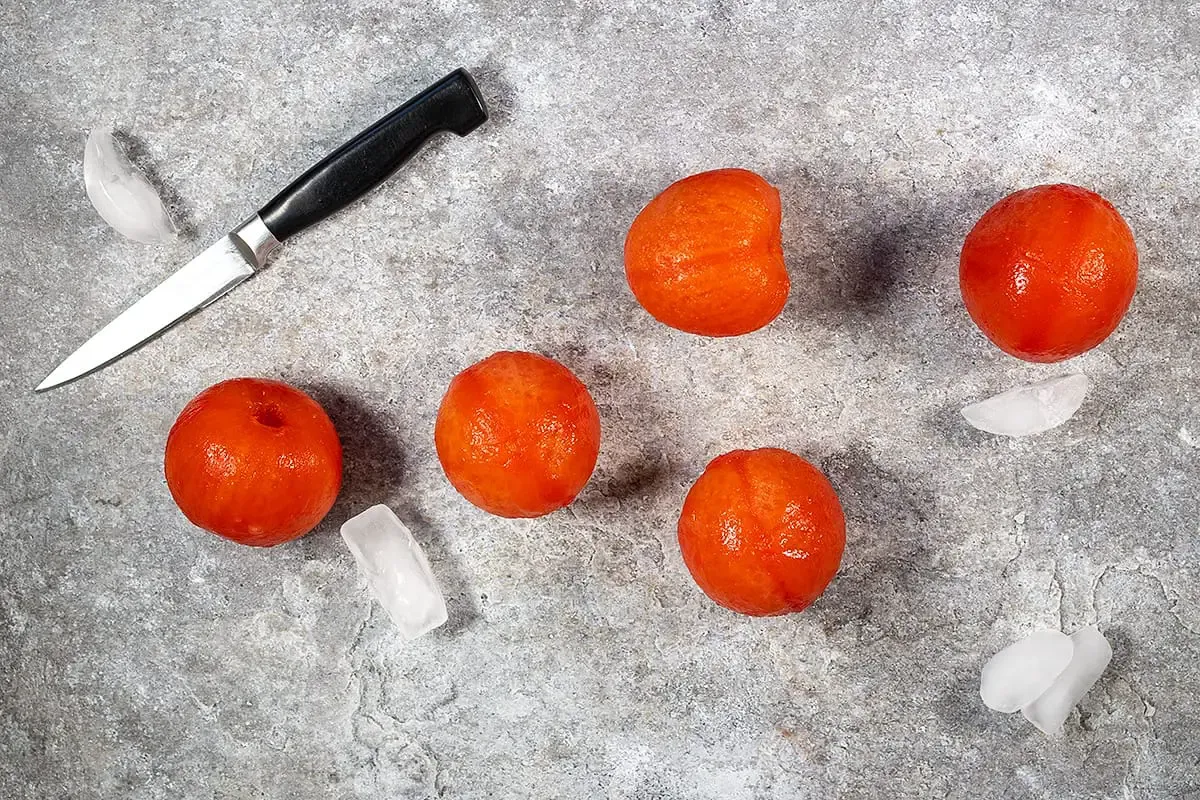 How to peel tomatoes