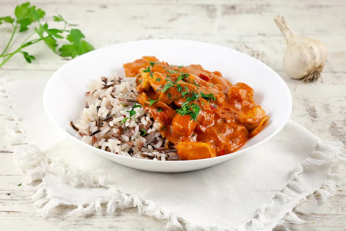 Chicken Stroganoff (with rice)