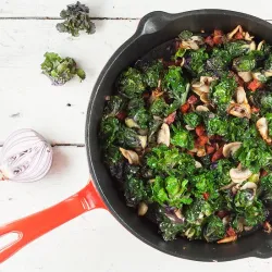 Recipe: Flower sprouts with chorizo