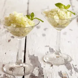 Recipe: Sugar-free minty melon granita