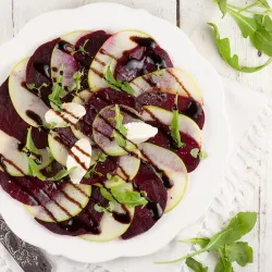 Recipe: Green apple and beetroot carpaccio
