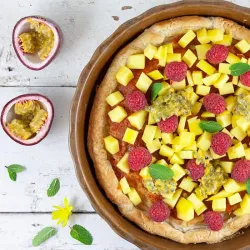 Recipe: Puff pastry fruit and rosehip tart