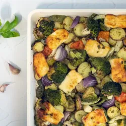 Recipe: Vegetarian traybake