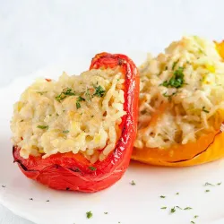 Recipe: Risotto stuffed peppers