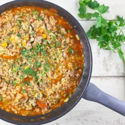 Recipe: Spicy sausage rice