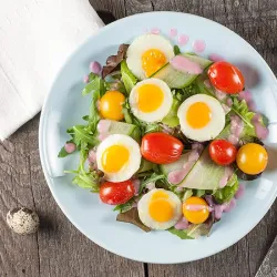 Recipe: Quail egg salad