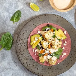 Recipe: Vegetarian cauliflower and bean wraps