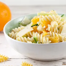 Recipe: Pasta salad with orange and cheese