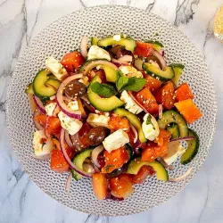 Recipe: Watermelon and feta salad
