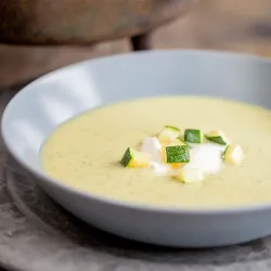 Recipe: Creamy courgette soup