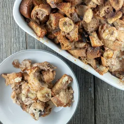 Recipe: Banana bread pudding