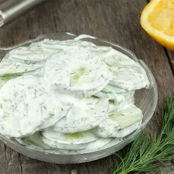 Recipe: Creamy cucumber salad