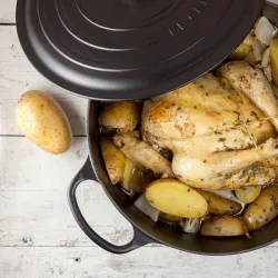 Recipe: One-pot whole roasted chicken with fennel