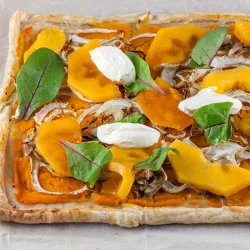 Recipe: Pumpkin and fennel puff pastry tart