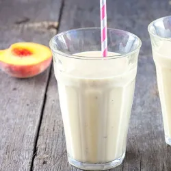 Recipe: Peach milkshake