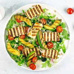 Recipe: Halloumi salad