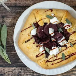 Recipe: Savoury beetroot galette