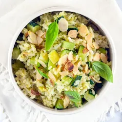 Recipe: Creamy courgette rice