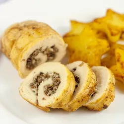 Recipe: Chicken and mushroom roulade