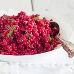 Recipe: Beetroot pearl couscous salad