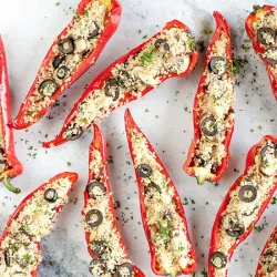 Recipe: Stuffed pointed peppers with couscous