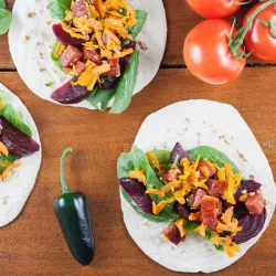 Recipe: Pickled red beets and chorizo tacos