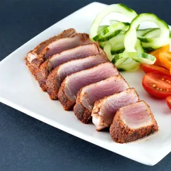 Recipe: Herb crusted tuna steak