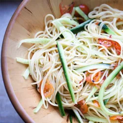 Recipe: Sweet and sour pasta salad