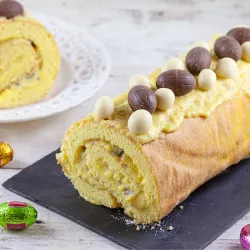 Recipe: Easter cake roll with mango