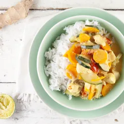 Recipe: Chicken and zucchini coconut curry