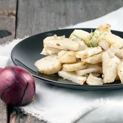 Recipe: Roasted Jerusalem artichokes