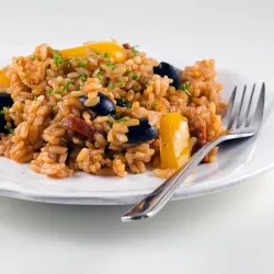 Recipe: Chorizo and pepper risotto