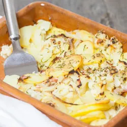 Recipe: Cauliflower bake with cheese and ham
