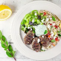 Recipe: Kofta with pearl couscous