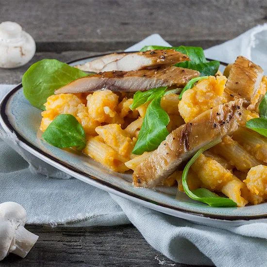 Recipe: Smoked mackerel and sweet potato pasta