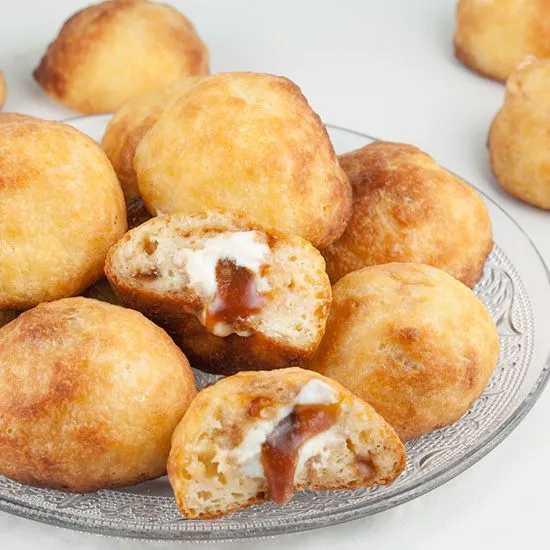 Recipe: Whipped cream and sea salt caramel puffs