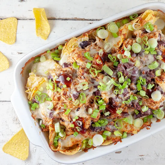 Recipe: Pulled chicken nachos